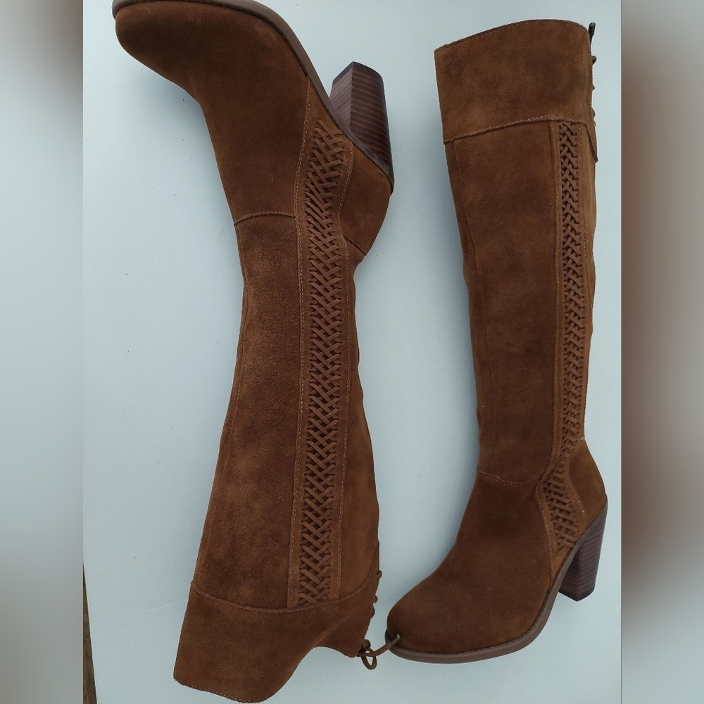 Jessica Simpson Brown Suede Knee-High Women's Boots